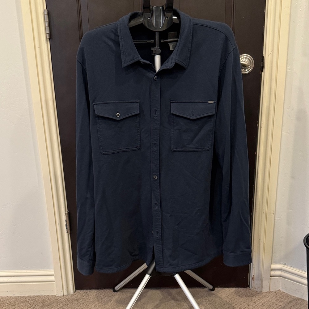 Mens Vuori Midnight Blue Shirt Button Down - XXL, EUC